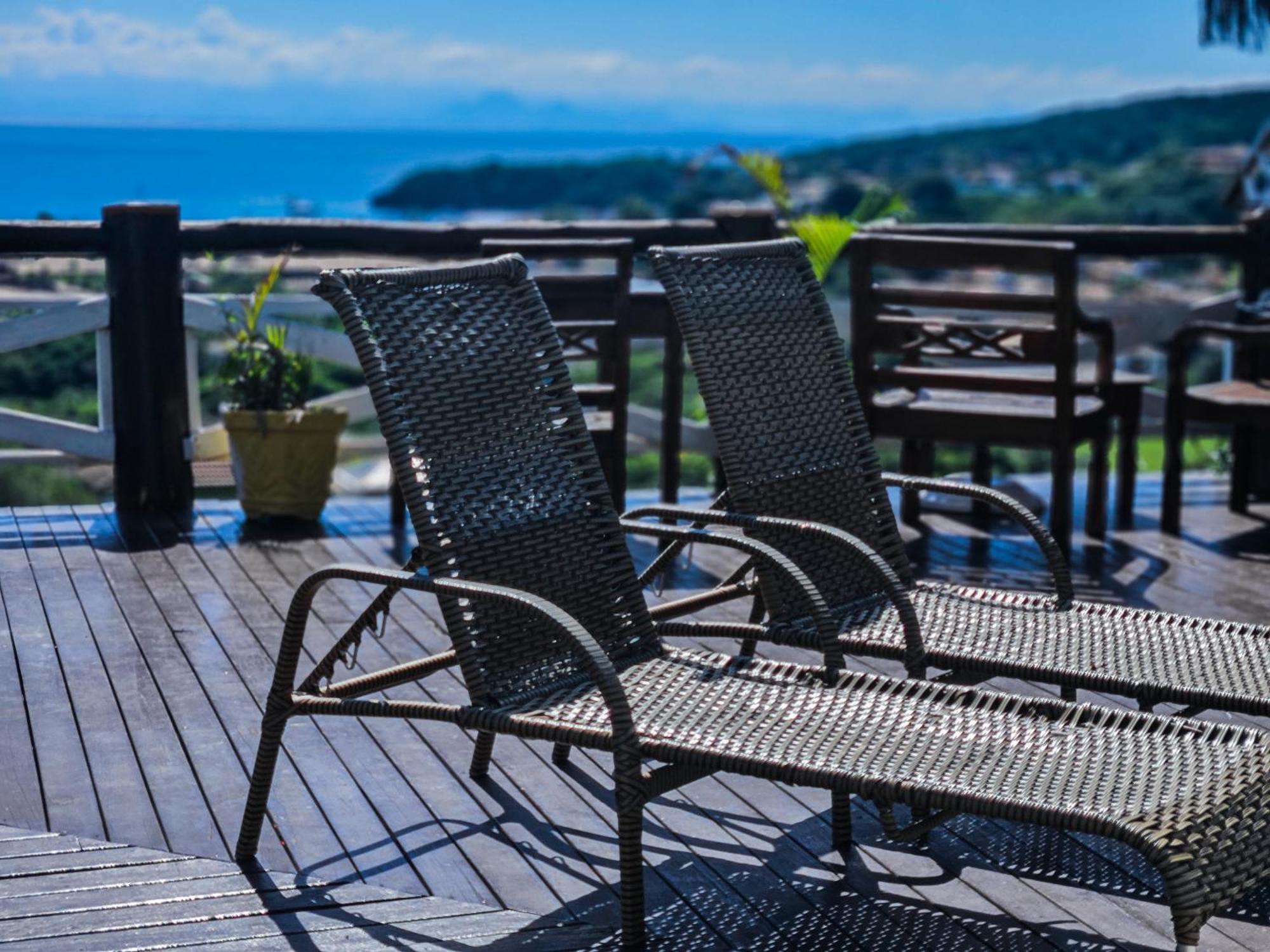 Bella Vista Ocean View Hotel Armacao dos Buzios Exterior photo A view of the ocean from the deck of a home in the community