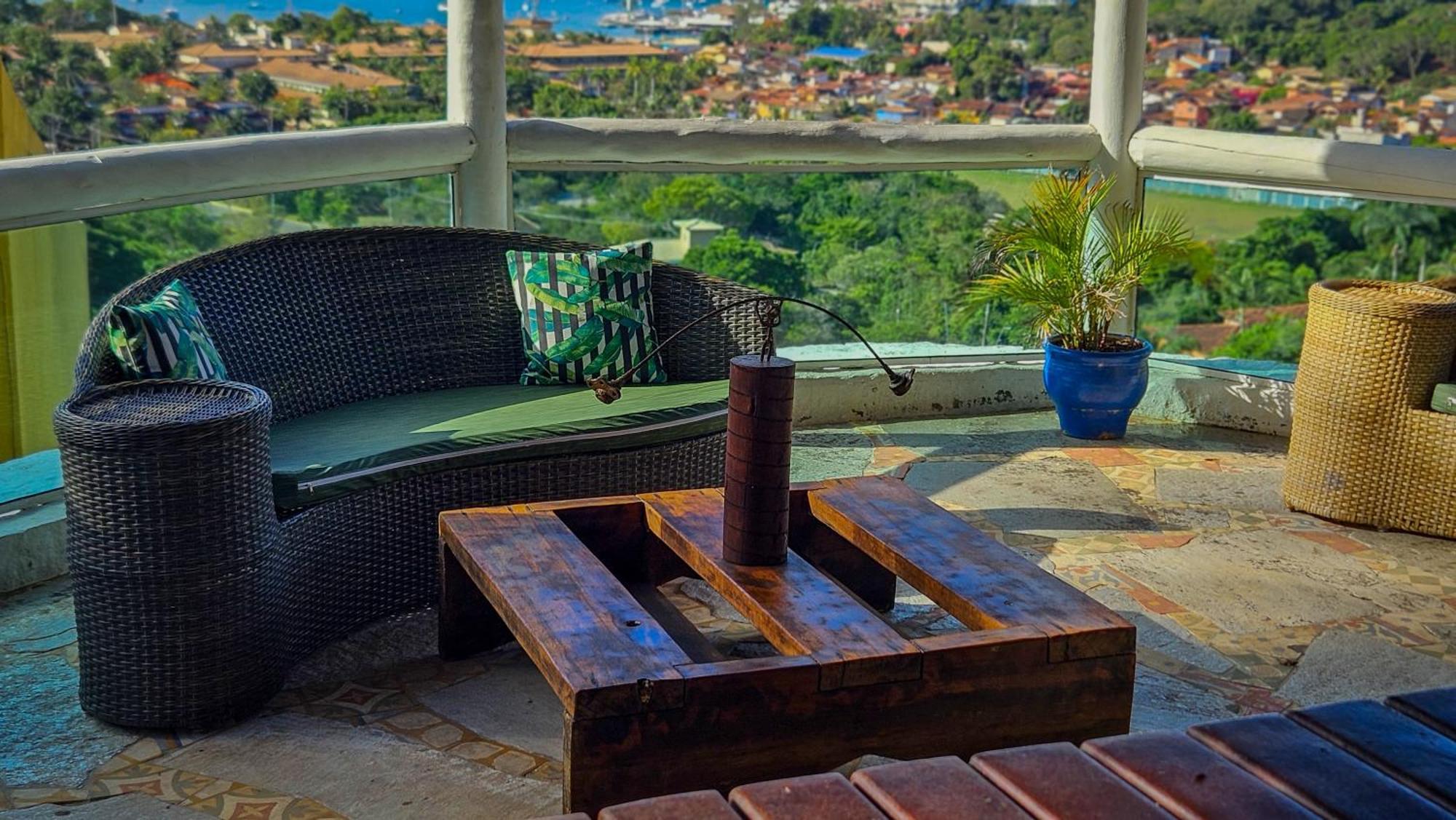 Bella Vista Ocean View Hotel Armacao dos Buzios Exterior photo A balcony in a house